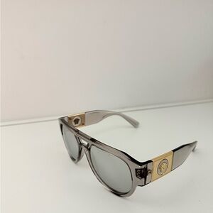 Versace Black and Gold Sunglasses